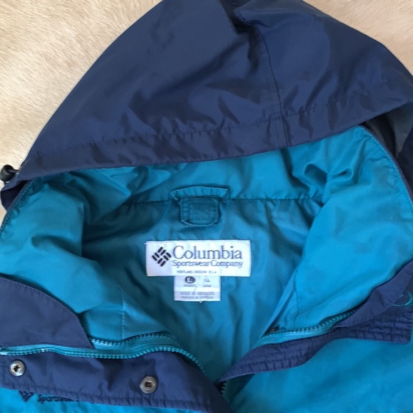 Vintage 90s COLUMBIA Sportswear Co. “Long’s Peak” SNOWBOARD / SKI Jacket Shell - Picture 2 of 16